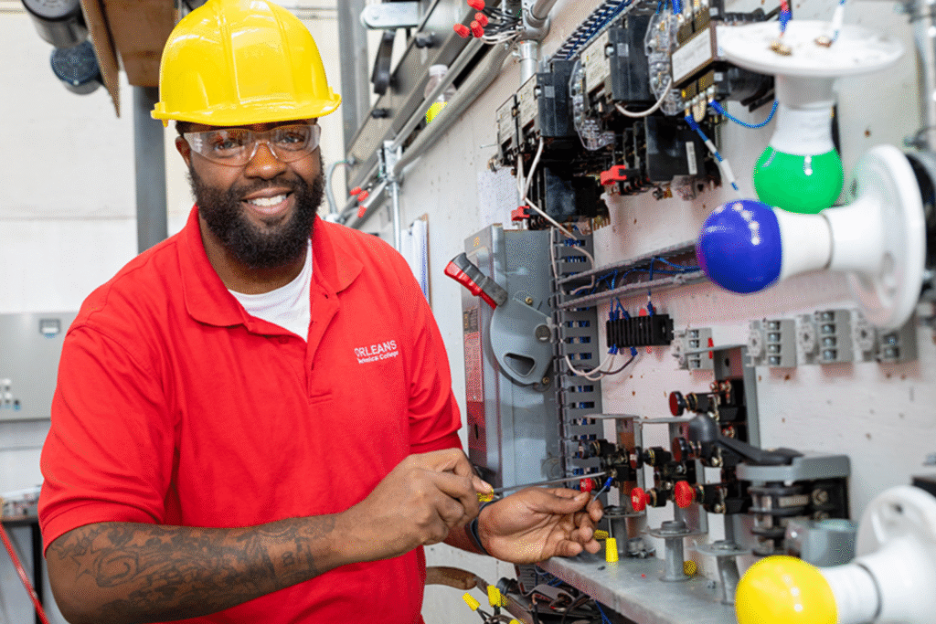 Commercial electricians