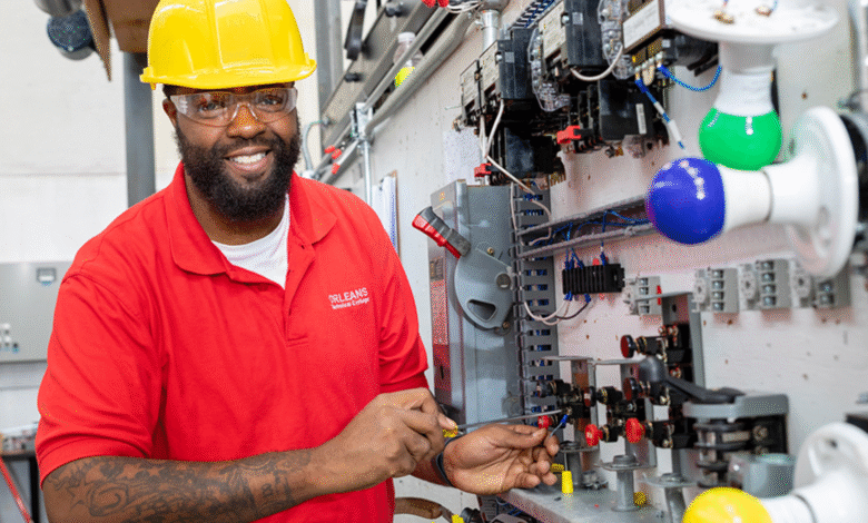 Commercial electricians
