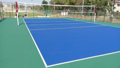 volleyball court flooring