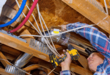 new construction heating installation