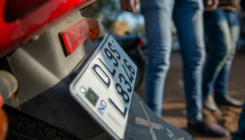 book my high security no plate