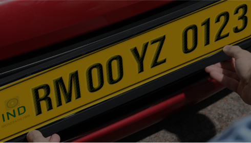 number plate booking