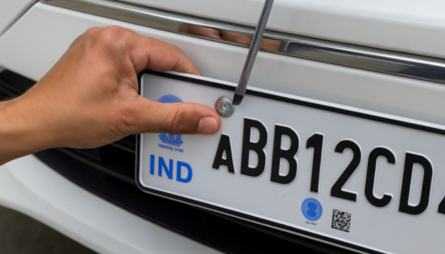 hsrp plate booking