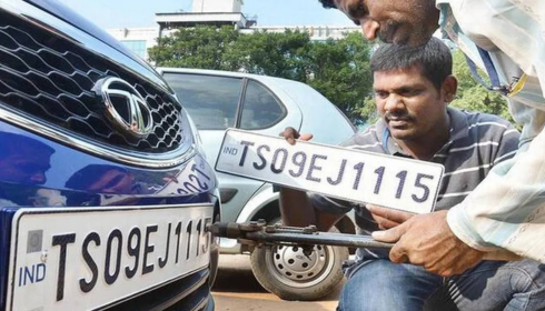 number plate booking